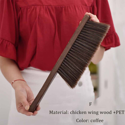 

Gobestart Wood Soft Hair Bed Brush Dusting Brush Without Lint Long Handle Cleaning Brush