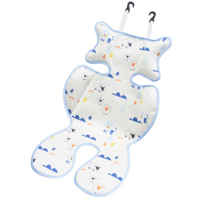 

Baby Seat Cushion Summer Soft Sleeping Mat Cartoon Children Ice Silk Nonslip Mattress