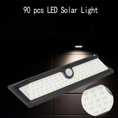 

1pc Home Garden IPX65 Waterproof 90LED Solar PIR Motion Sensor Wall Light Outdoor Yard Path Led Lamp Night Light