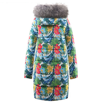 

Toponeto Womens Winter Long Down Cotton Ladies Parka Hooded Coat Quilted Jacket Outwear