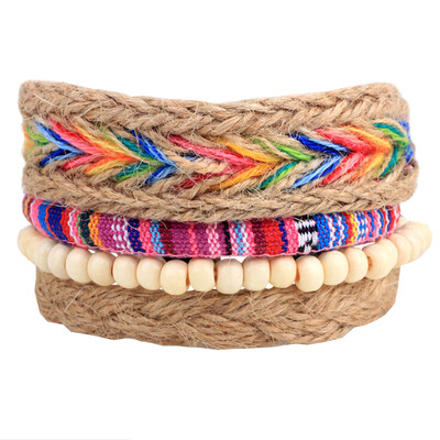 

Bracelet Weave Rope Bracelet Fashion Goods Braided Item Nepal Bracelet Friendship Men Bracelet