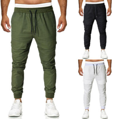 

New Men Casual Sport Long Pants Slim Fit Trousers Joggers Gym Sweatpants Clothes