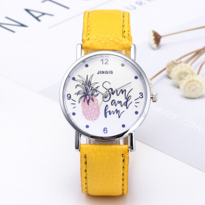 

Jinshi fashion trend belt watch female Korean casual fashion watch personality female watch