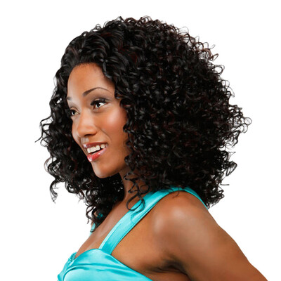 

〖Follure〗Natural Black Synthetic Wig Fashion Short Wavy Sexy Women Curly Full Wigs Cap