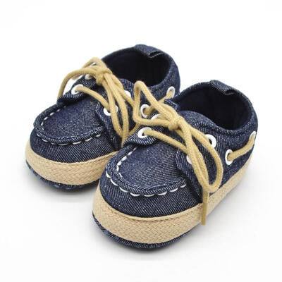

Newborn Baby Boy Girls Soft Sole Crib Shoes Lace Up Shoes First Walkers shoes