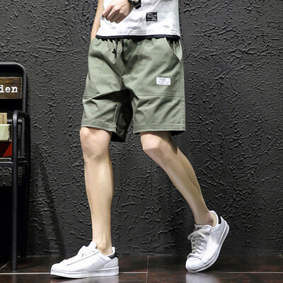 

Gobestart Mens Summer Fashion Leisure Puper Color Overalls Multi-Pocket Trousers