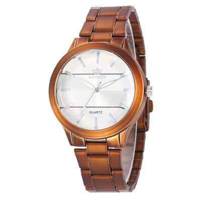 

Casual steel belt simple scale ladies watch students popular new quartz watch