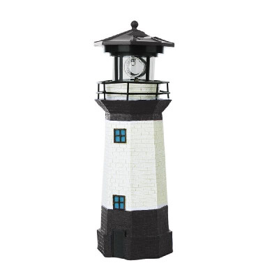 

Solar Lamp Outdoor Lighthouse with Rotating Light Garden Lights Decorative LEDs Lamps