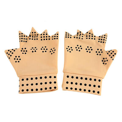 

1 Pair Magnetic Therapy Fingerless Gloves Arthritis Pain Relief Heal Tools