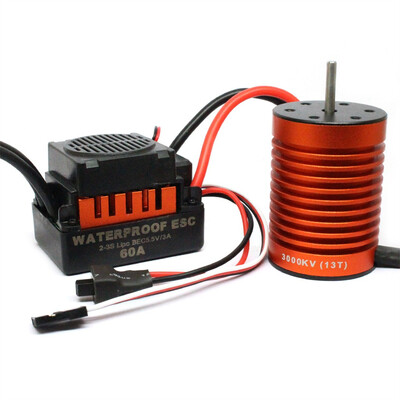 

Siaonvr 13T 3000KV Brushless Motor60A ESC For 110 RC Car Truck