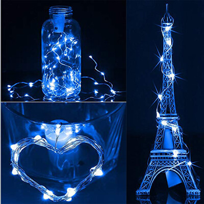 

Gobestart 2M 20LED Solar Cork Wine Bottle Stopper Copper Wire String Lights Fairy Lamps