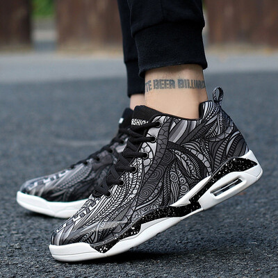 

Sports mens shoes autumn&winter new couple hip hop canvas basketball shoes mens tide cushion casual shoes