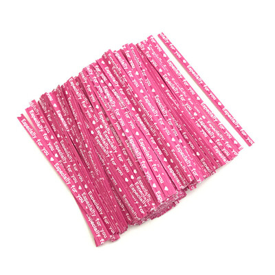 

Toponeto Kraft Paper Color Tied Packaging Bread Lollipop Baking Dessert Sealing Strip
