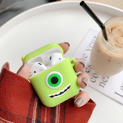

Silicone Earphone Case For AirPods Wireless Headphones Protective Cover Skin Accessories for Apple Airpods Charging Box