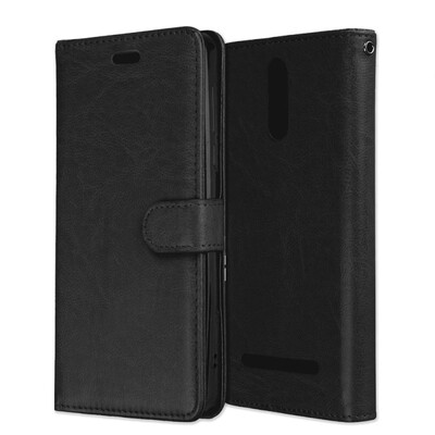 

MOONCASE Leading song M8 Pro 3 card photo frame leather - black