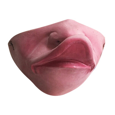 

Tailored Funny Fun Mask Big Lips Headgear Pet Funny Mask