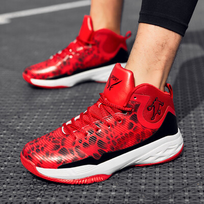 

Basketball fashion basketball shoes shock-absorbing boots high-top non-slip wear-resistant sports shoes