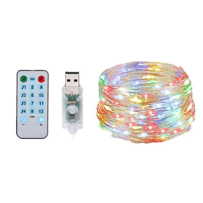 

10M 100LED USB String Light Voice Control Holiday Party Decor Music Lamp