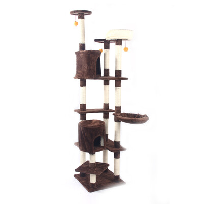 

Ktaxon 80" Cat Tree Condo Furniture Pet Play House Tower Scratching Post Kitten Toy Bed