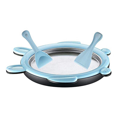 

Toponeto Mini Ice Cream Maker Fried Ice Machine Tray Home Ice Cream Maker Food Grade Mat