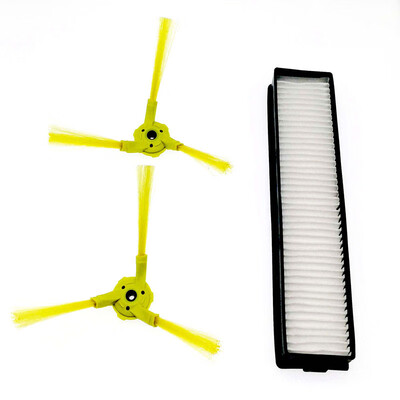 

1 Filter 2 Side Brush For LG Hom Bot VR6270LVM VR65710 VR6260LVM VR Series