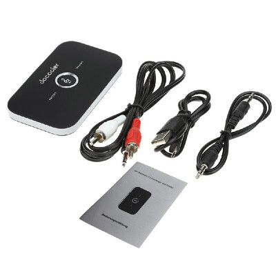 

Docooler B6 2 in 1 Bluetooth Transmitter & Receiver Wireless A2DP Bluetooth Audio Adapter Portable Audio Player Aux 35mm Black