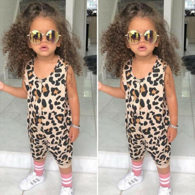 

Newborn Baby Girl Boy Leopard Romper Bodysuit Jumpsuit Outfits Clothes Summer