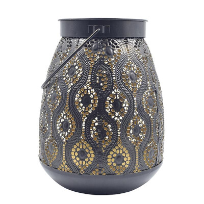 

Solar Lights Outdoor Decoration Retro Solar Hanging Lanterns Automatically Absorb Solar Energy Corrosion Resistant Waterproof Blac