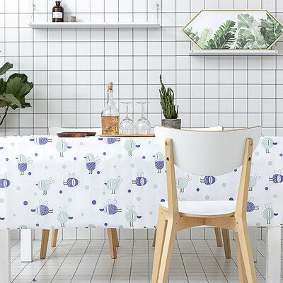 

Nordic style tablecloth coffee table cloth easy to clean the living room table oil&antifouling anti-scalding PVC table cloth