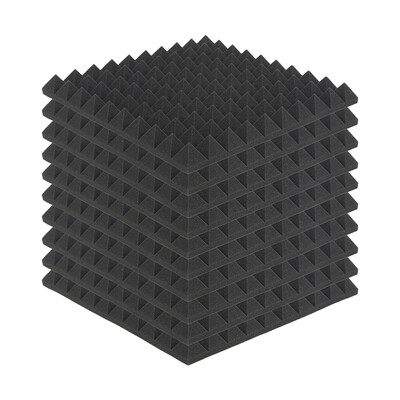 

10pcs Acoustic Foam Panels Studio Soundproof Pads 50 x 50 x 5cm