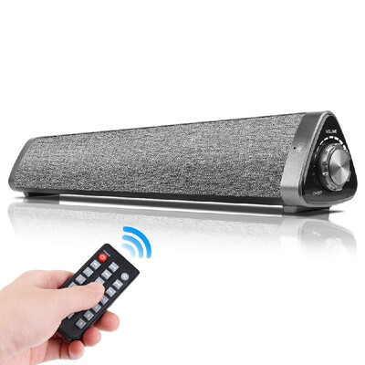 

LP-1811 Bluetooth 50 Speakers 10W Portable Wireless Speaker TV Soundbar Home Theater 3D Stereo Sound Bar Remote Control AUX IN TF