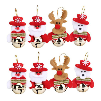 

Tailored 8PC Christmas Home Furnishing Decoration Tree Ornaments Small Bell Gifts