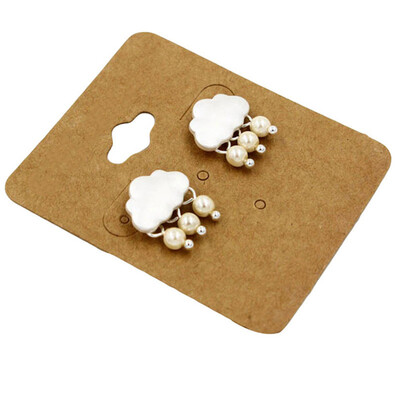 

4 Colors Women Asian Elegant Simulated Pearl Clouds Raindrop Stud Earrings For Women Drop Shipping