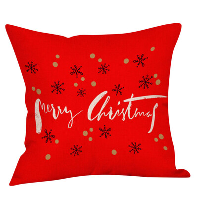 

Siaonvr Christmas Throw Pillow Cover Pillowcases Decorative Sofa Cushion Cover
