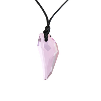 

HHYDE Austrian Crystal The Teeth of the Wolf Pendant Chains Long Leather Men Women jewelry Necklace 12 colours For Gifts