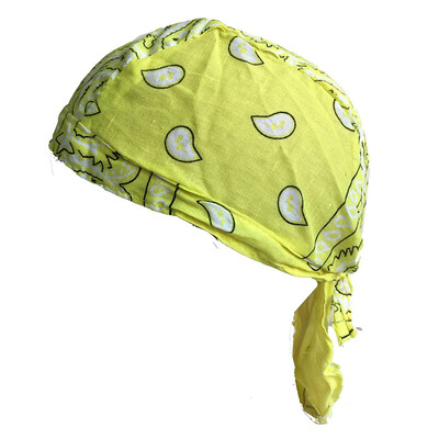 

9 Colors Unisex Paisley Print Bandana Scarf Sports Cotton Durag Motorcycle Cycling Cap