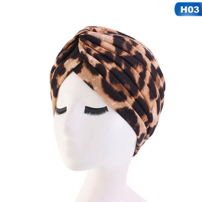

New Women Soft Floral Print Cotton Women Turban Fashion Cancer Headwrap Chemo Cap Head Wrap