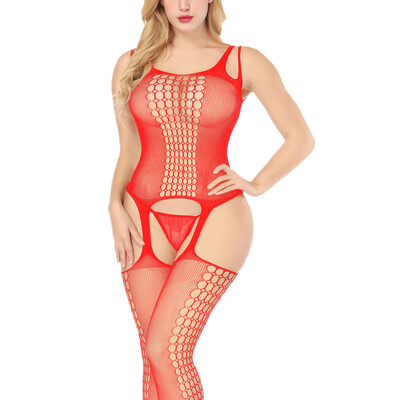

Toponeto Sexy Lingerie Babydoll Openwork Underwear Sleepwear Nightgown Sleepwear BK