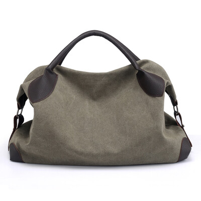 

Canvas bags bags ladies pure colors canvas bags single shoulder bags large capacity handbags travel bags