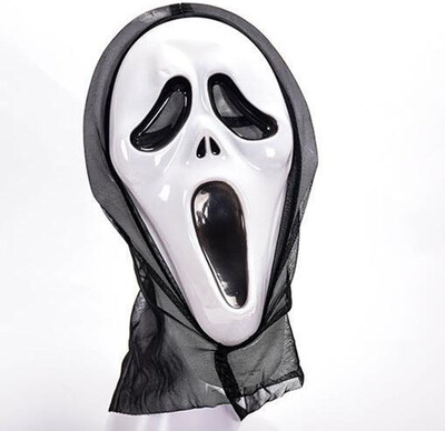 

FUNNYBUNNY Horror Grim Reaper Mask Halloween Screaming Ghost Festival Ghost Face Party Mask Masquerade Masks