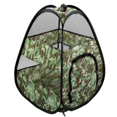 

Portable Folding Pet Tent Large Space Camouflage Dogs Tent Outdoor Supplies