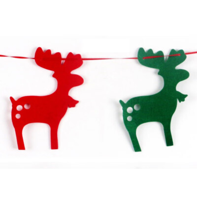 

Merry Christmas non-woven Christmas banner flag hanging Decorative items flag Party Decorations Supplies flag