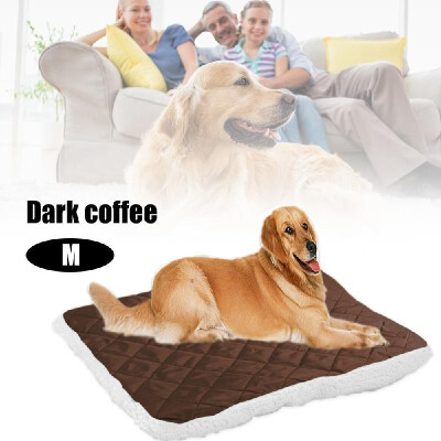 

Plush Pet Mat Soft Comfortable Warm Dog Bed Kennel Puppy Cushion Blanket Pet Supplies