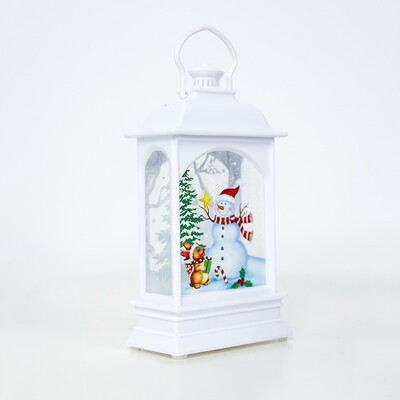 

Christmas Tree Hanging Lamp Santa Claus Deer Snowman Light Decor LED Lantern