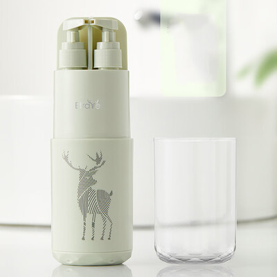 

Toponeto Travel Toiletries Storage Cup Toothbrush Toothpaste Bathroom Accessories