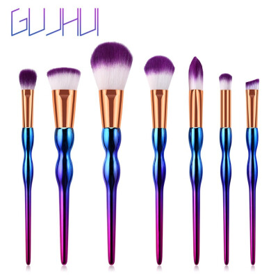 

Toponeto 5 Pcs Gourd Colorful White And Purple Multifunctional Brush Makeup Brush Set