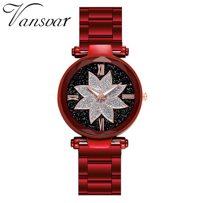 

Hot Sale Women Watches Starry Sky Dial Ladies Fashion Quartz Wristwatch Luxury Alloy Strap Clock Casual Relogio Feminino