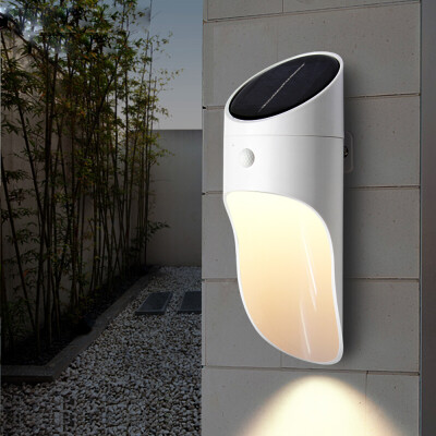 

BRELONG Solar Outdoor Waterproof Wall Lamp White