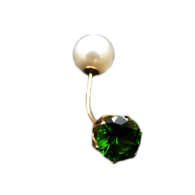 

Sweater Brooch Korean Version The New Zircon Brooch Pearl Word Brooch Sweater Pin Cardigan Scarf Needle for Women