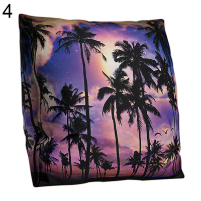 

Double-sided Printed Tree Moon Mountain Pillow Case Cushion Cover Sofa Bed Decor